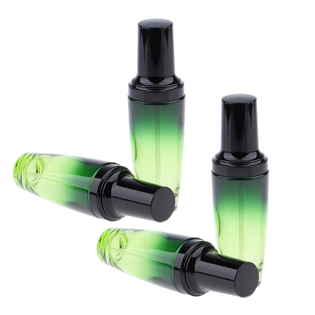 4x Empty Glass Makeup Container Face Cream Jar Travel Pump Spray Bottle 50ml