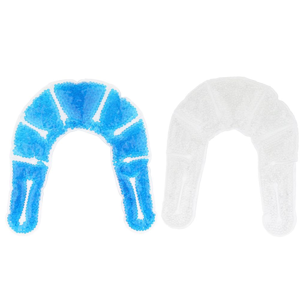 2Pieces Reusable Non Toxic Gel Hot Cold Therapy Best Ice Packs for Neck Pain