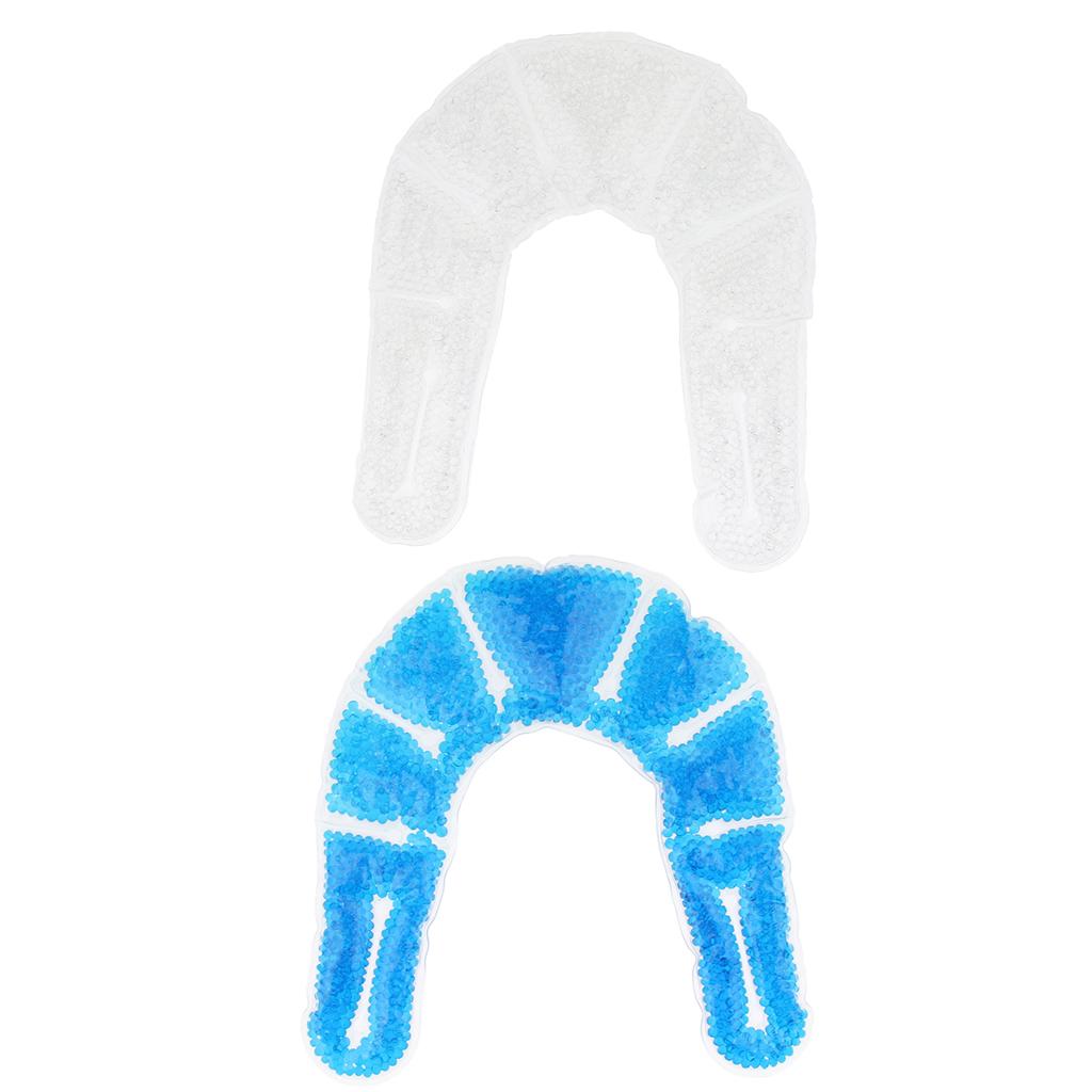 2Pieces Reusable Non Toxic Gel Hot Cold Therapy Best Ice Packs for Neck Pain