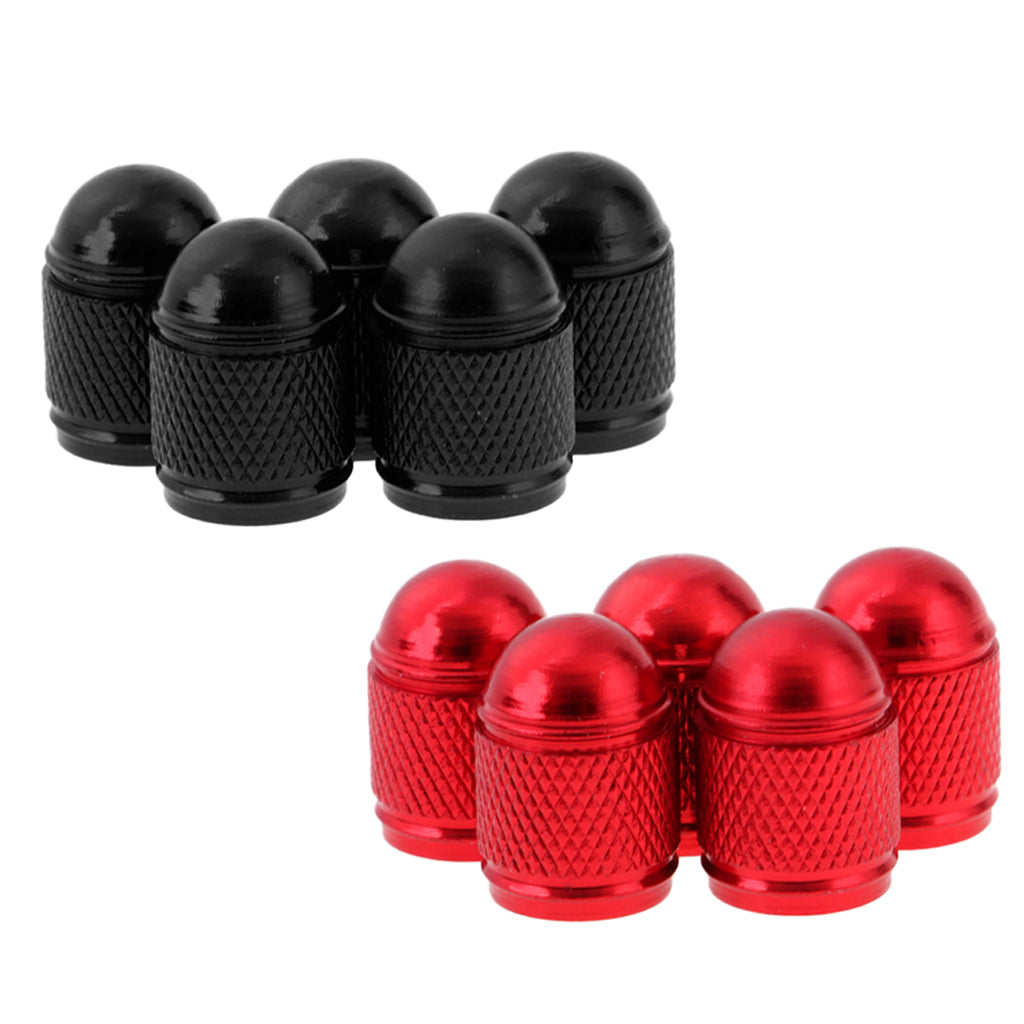 10 Pieces Aluminum Bicycle Bike Cycling Schrader Air Valve Dust Cap Cover