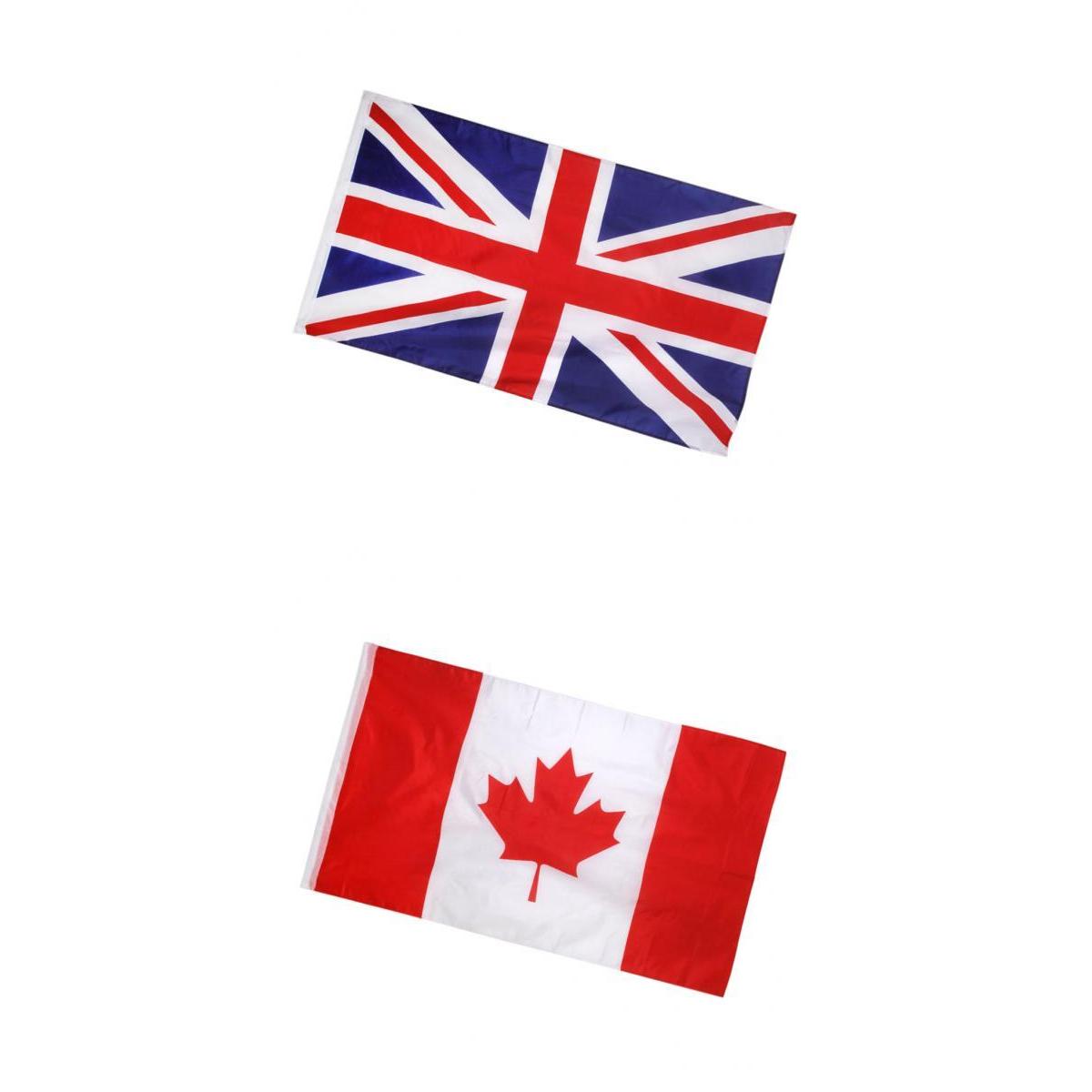 Canadian &Union Jack Flag Maple Leave Flag Big Banner 150x90CM