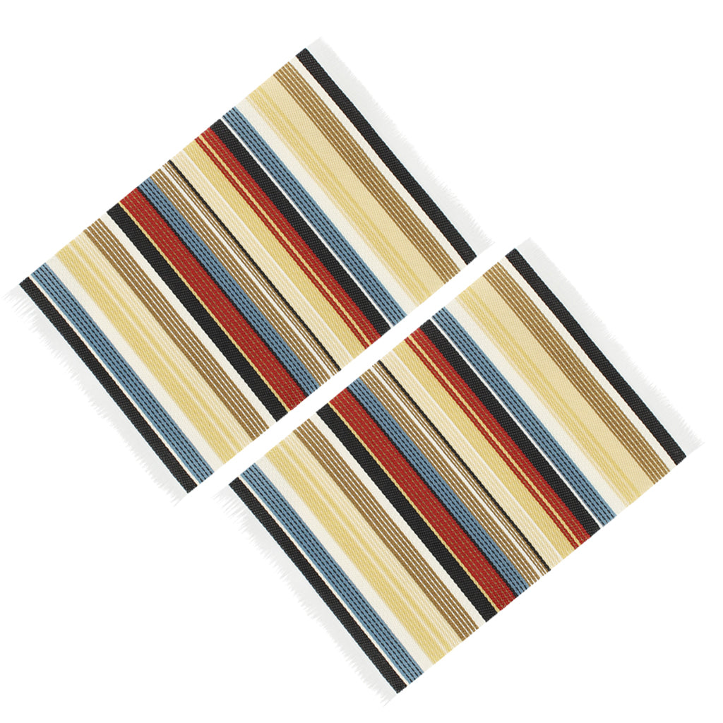 1/12 Striped Woven Rug Floor Carpet Dolls House Furniture Miniatures