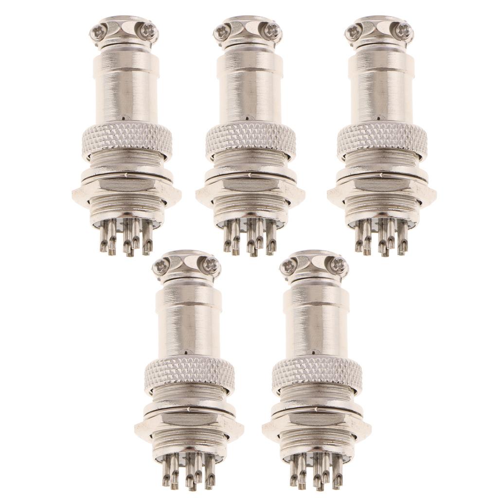 5pair GX16 Air Plug Aviation Plug & Socket Connectors Cable Plug Socket 8Pin
