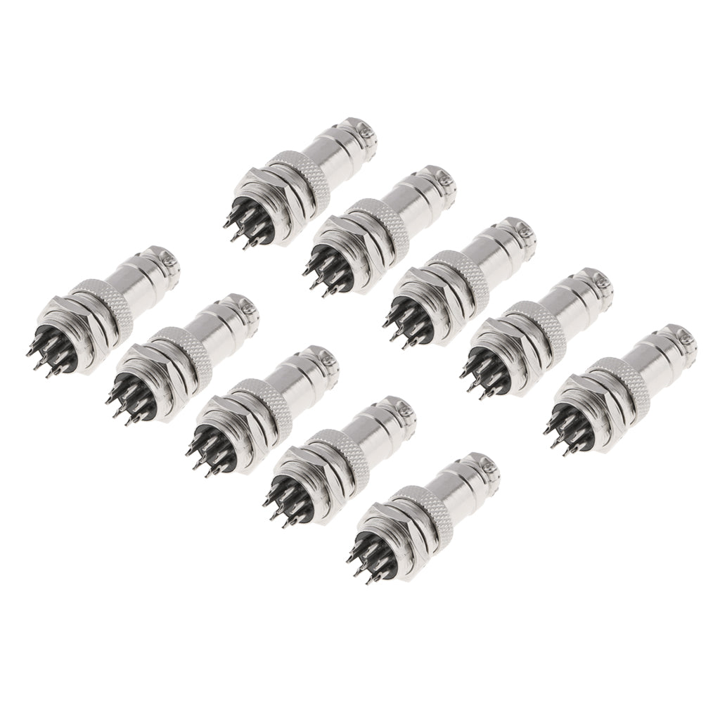 10pair GX16 16mm Air Plug Aviation Plug And Socket Connectors 8 Pin