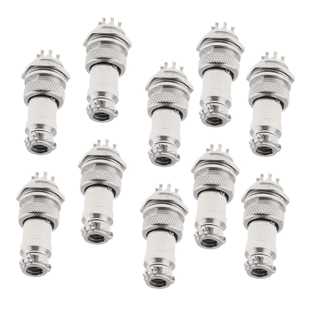 10pair GX16 16mm Air Plug Aviation Plug And Socket Connectors 8 Pin