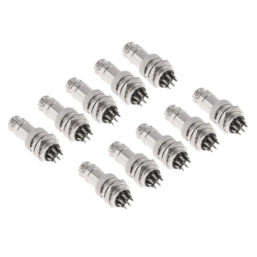 10pair GX16 16mm Air Plug Aviation Plug And Socket Connectors 8 Pin