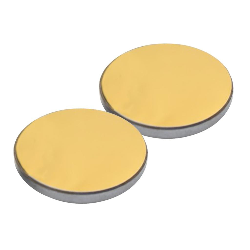 2pcs Gold Coated Si Reflection Mirror for CO2 Laser Engraving Cutter 20mm