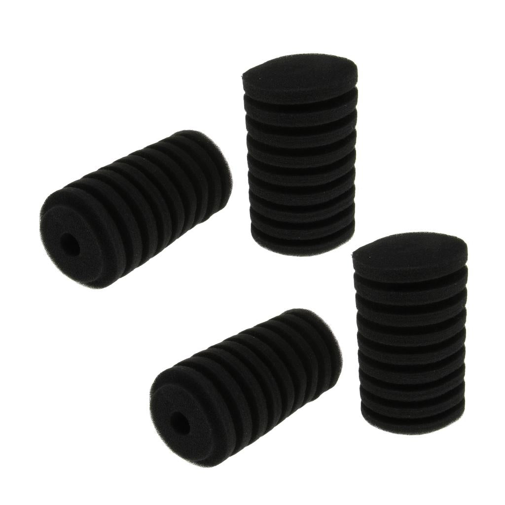 4pcs Cylinder Filter Foam Sponge Aquarium Fish Tank Water Filter Sponge M