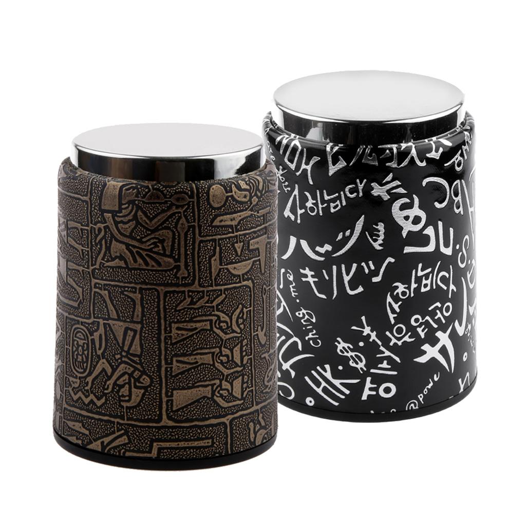 2 Pieces Fashion Dice Cup Shaker
