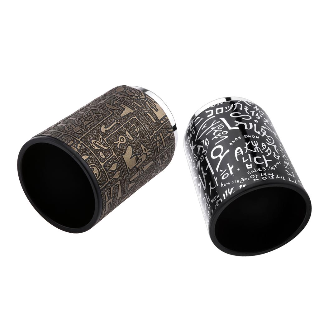 2 Pieces Fashion Dice Cup Shaker