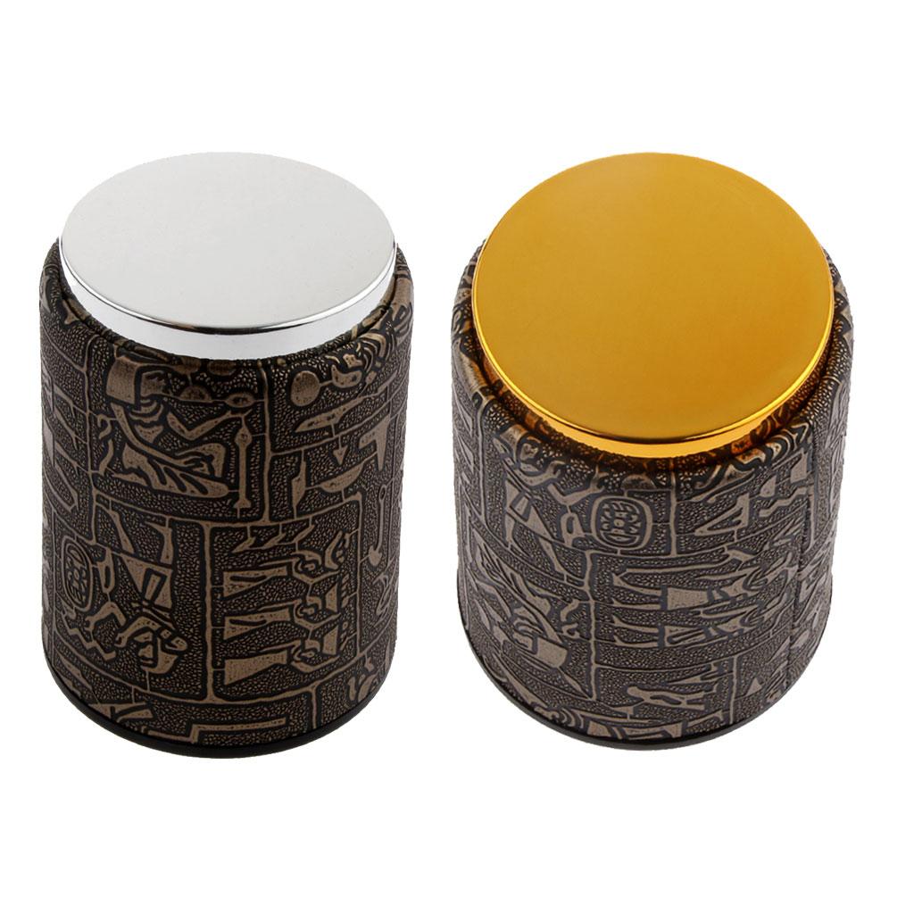 2 Pieces Fashion Dice Cup Shaker Dice Game Accessories