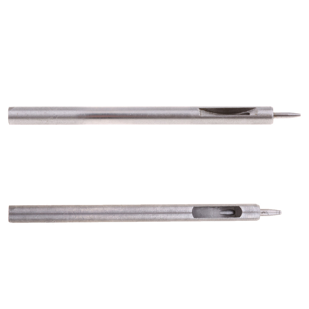 2x Round Hole Drive Punch for Leather Belt Watch Band Gasket 0.5mm and 1.0mm