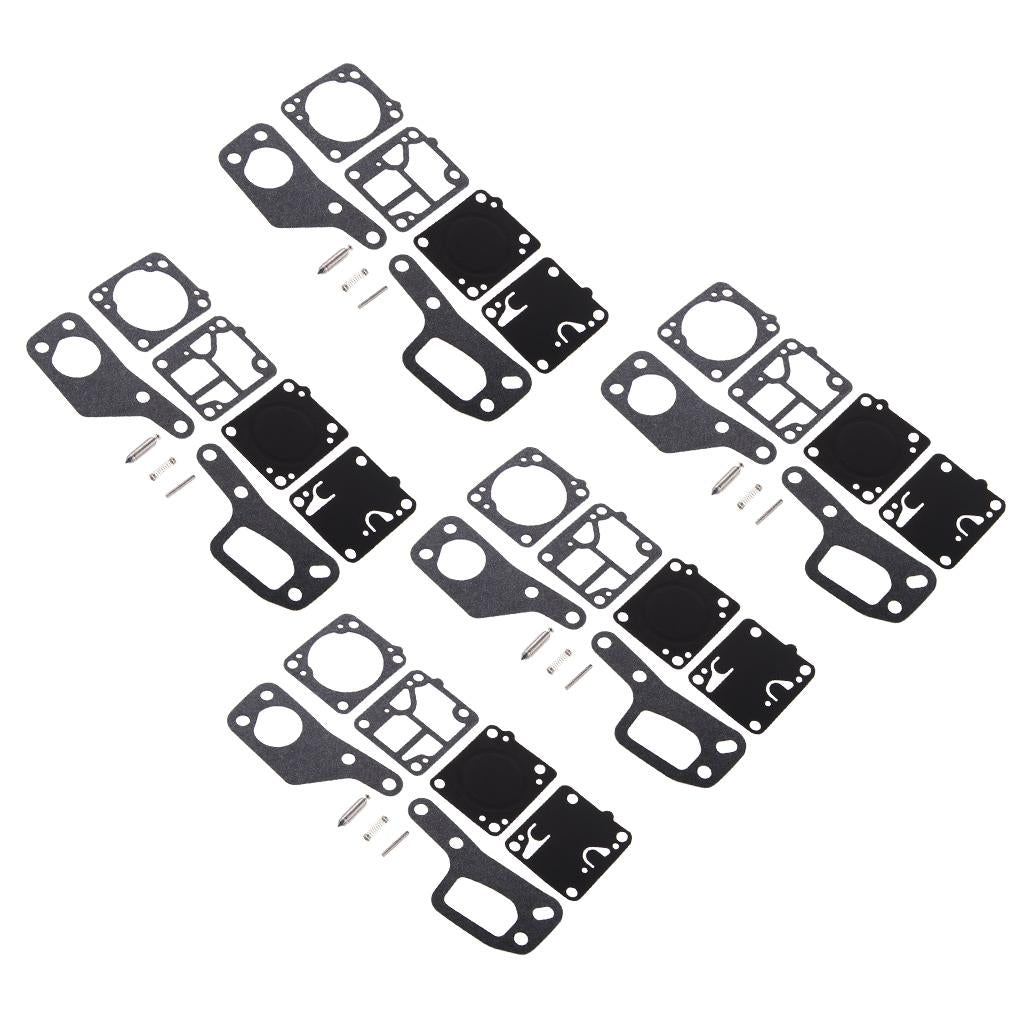 5 x Zama M1M7 RB19 Carb Kit McCulloch Chainsaw Mini Mac 110 120 130 140 Carb