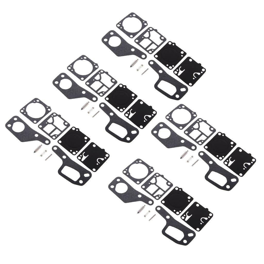 5 x Zama M1M7 RB19 Carb Kit McCulloch Chainsaw Mini Mac 110 120 130 140 Carb