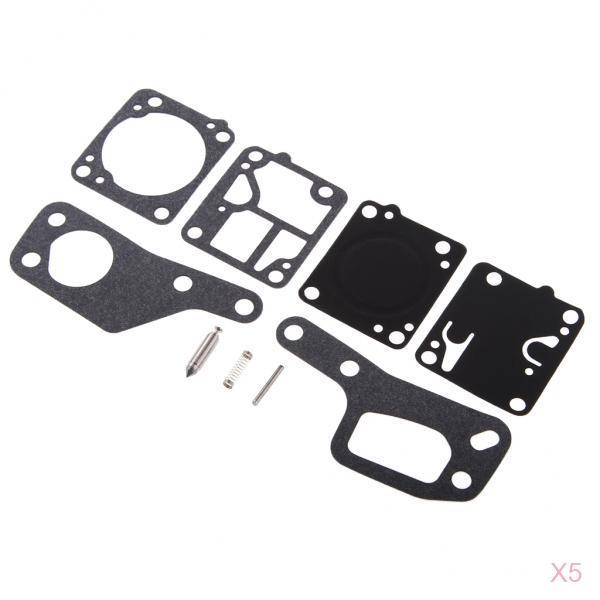 5 x Zama M1M7 RB19 Carb Kit McCulloch Chainsaw Mini Mac 110 120 130 140 Carb