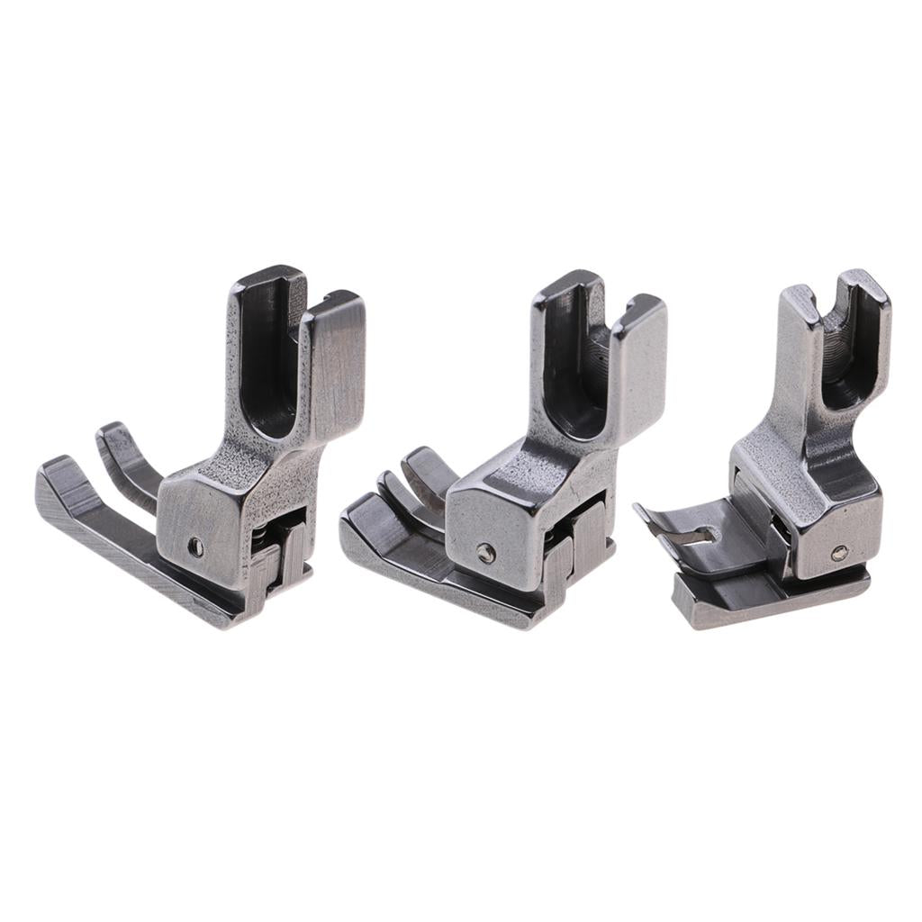 3x Right Edge Guide Compensating Presser Foot for Industrial Sewing Machine
