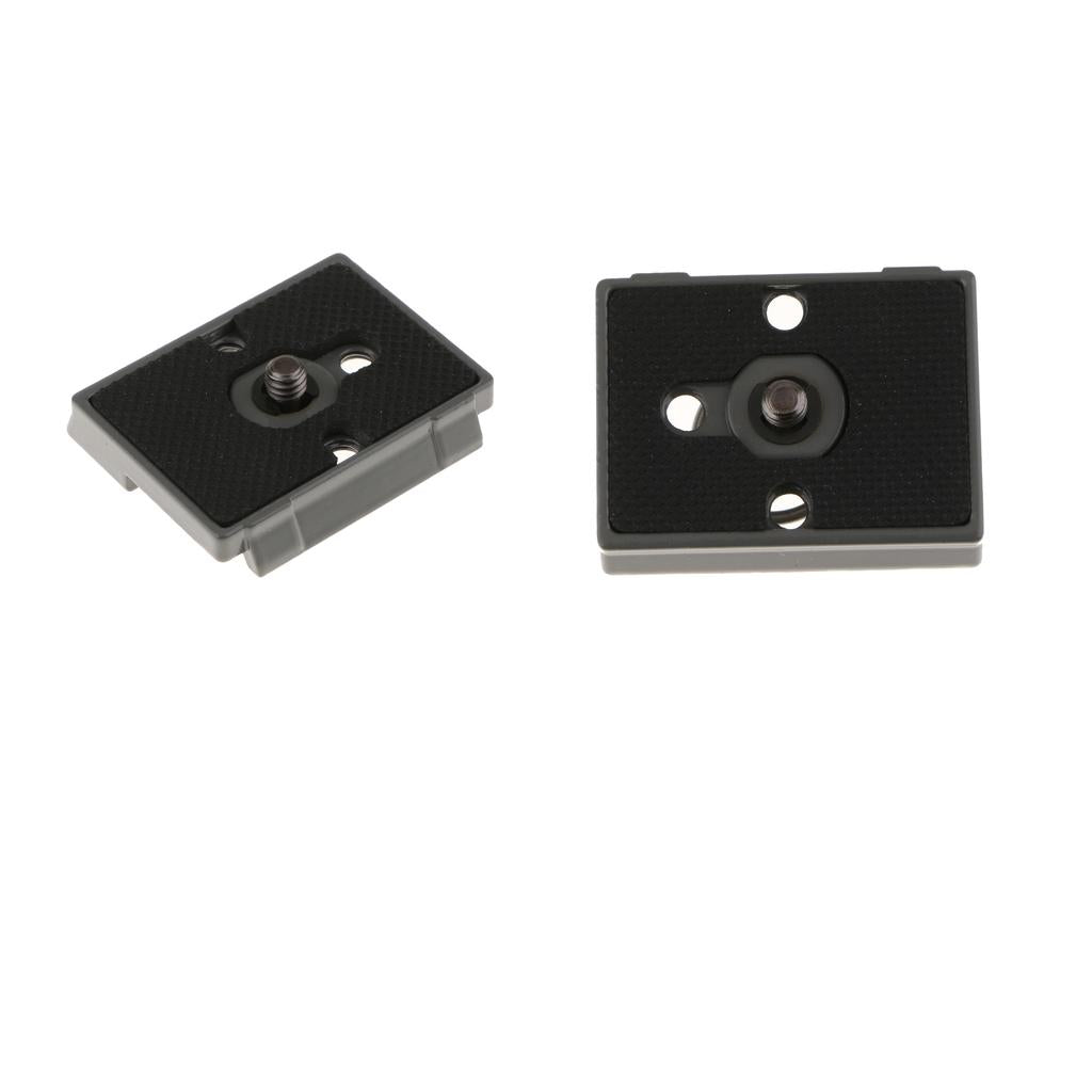 2 Packs Tripod Quick Release Plate for Manfrotto 200PL-14 496 RC2 Compatible