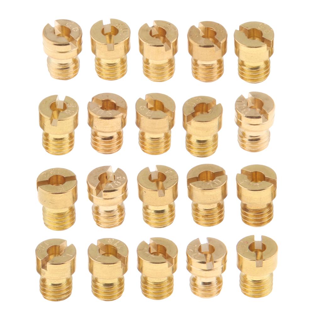 20pcs Carburetor Main Jet Kit for PWK 85 88 90 92 94 95..120 122 124