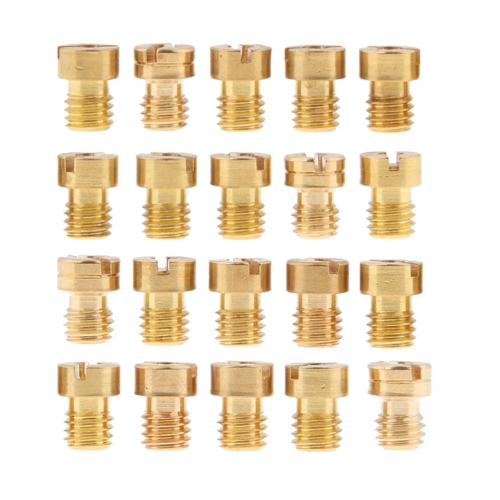 20pcs Carburetor Main Jet Kit for PWK 85 88 90 92 94 95..120 122 124