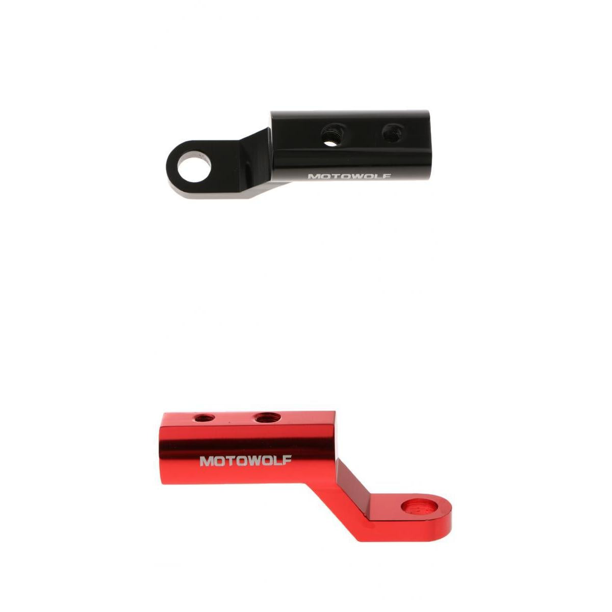 2pcs Motorcycle Rearview Mirror Expander Bracket Adapter Holder Mount