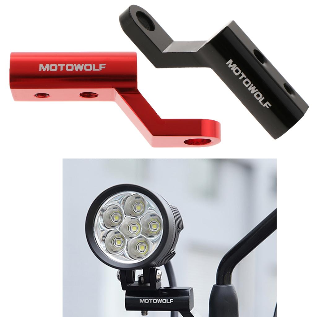 2pcs Motorcycle Rearview Mirror Expander Bracket Adapter Holder Mount