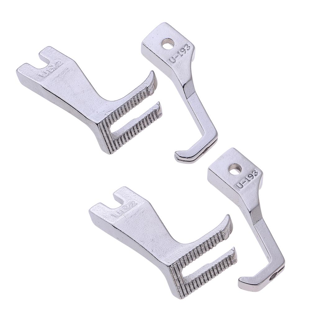 2pcs Universal Presser Feet Set for Industrial Sewing Machine Walking Foot