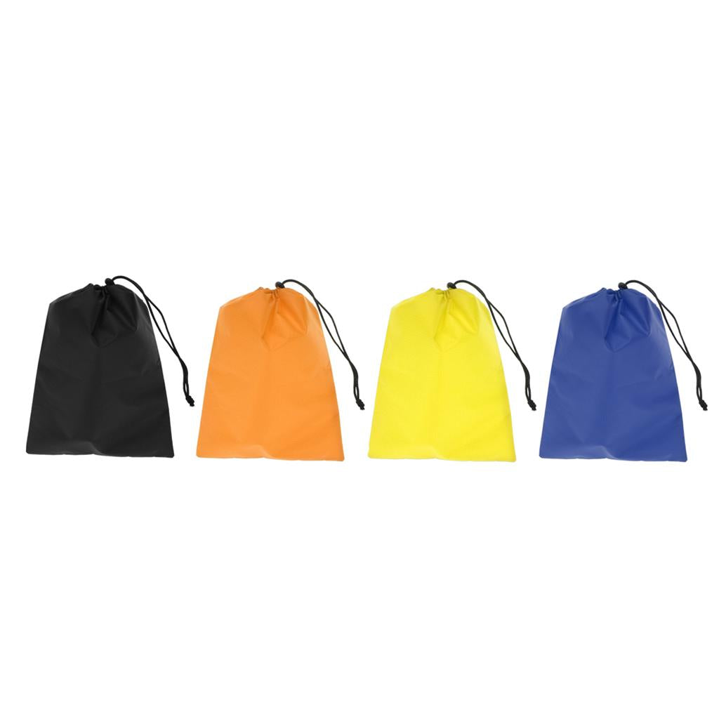 2Pcs Waterproof Drawstring Storage Bag Stuff Bag for Clothes Shoes 4 Colors