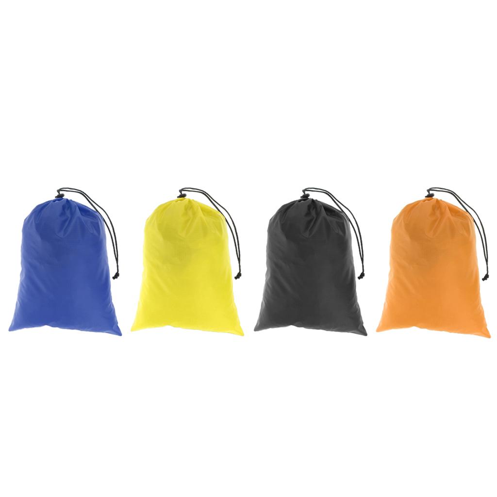 2Pcs Waterproof Drawstring Storage Bag Stuff Bag for Clothes Shoes 4 Colors