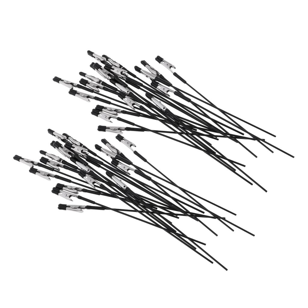 40Pcs Airbrush Alligator Clip Model Color Inkjet Suit Tools Painting Sticks