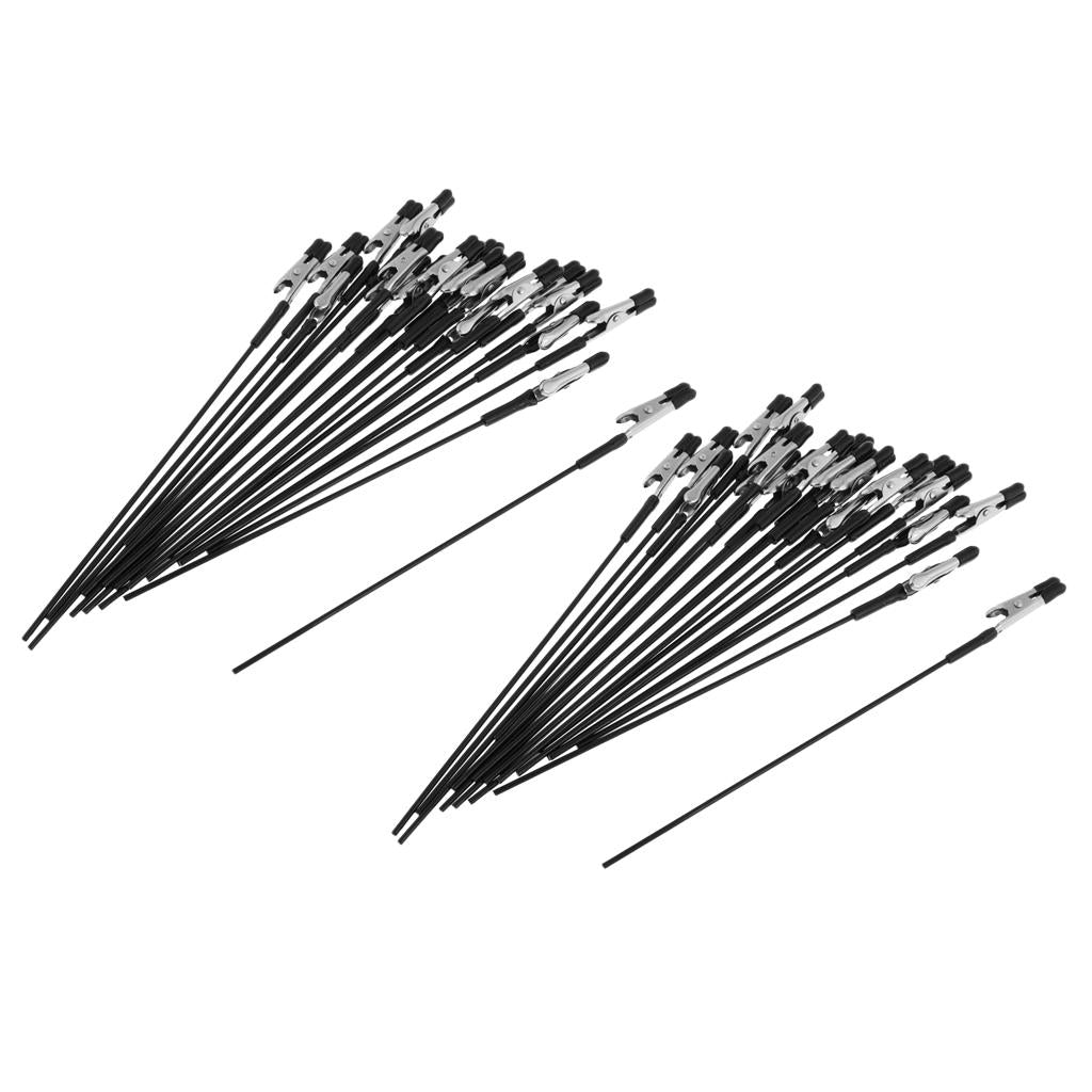40Pcs Airbrush Alligator Clip Model Color Inkjet Suit Tools Painting Sticks
