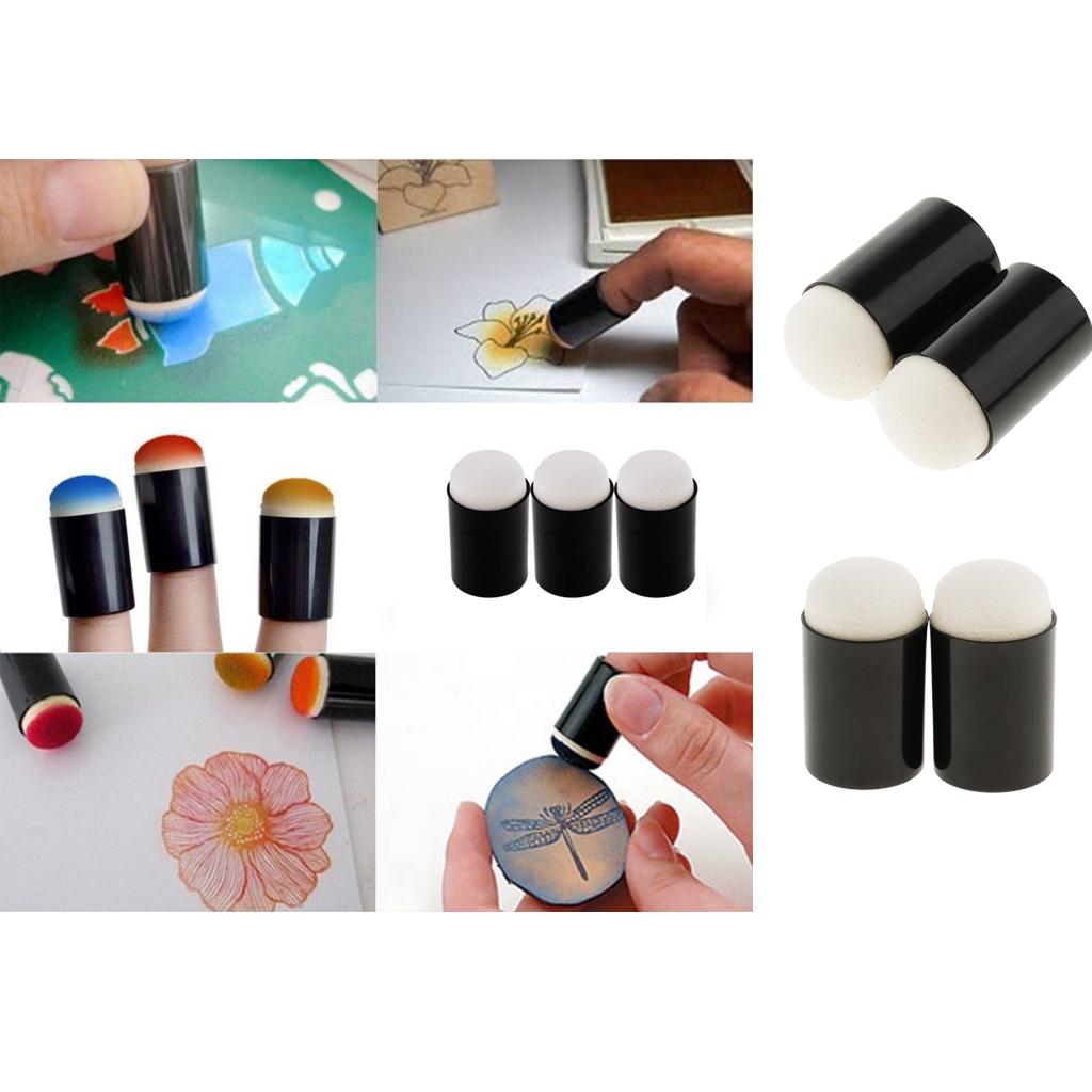 4 Pieces Sponge Finger Daubers Foam Finger Pad Finger Painting Crafts Tools