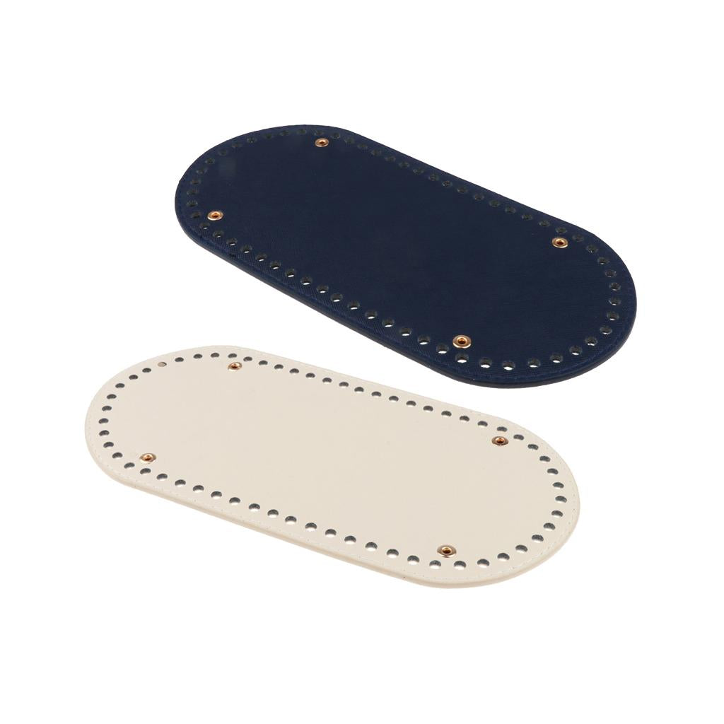 2 Pieces 60 Holes Bag Bottom Shaper Bag Cushion Pad for Hand-made DIY Bags