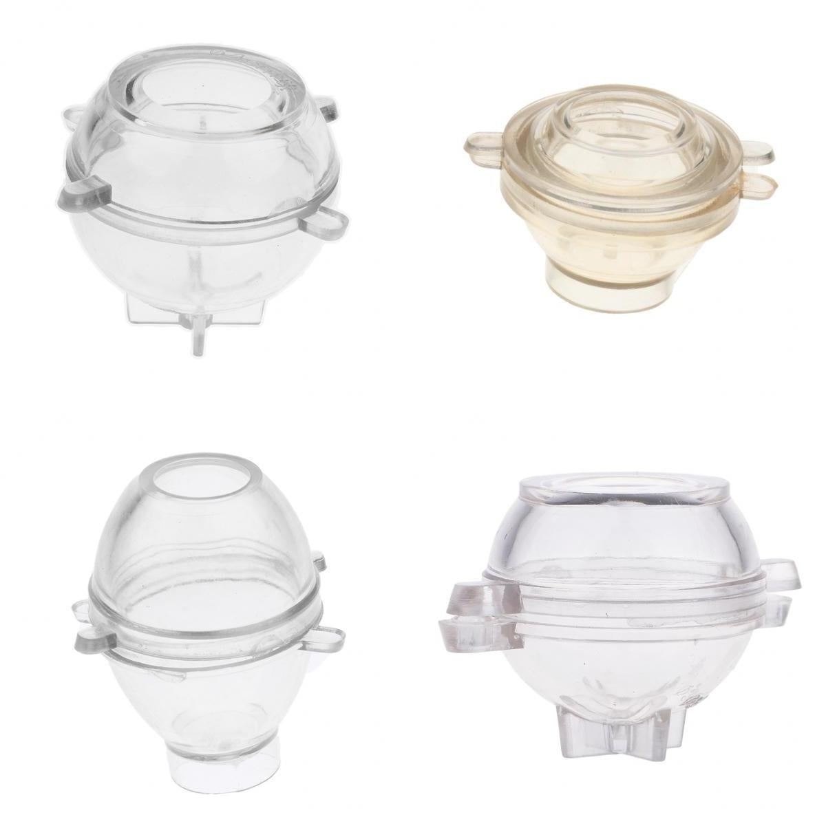 4 Plastic Mixed Shape Candle Making Mold Mould for DIY Candle Making Craft