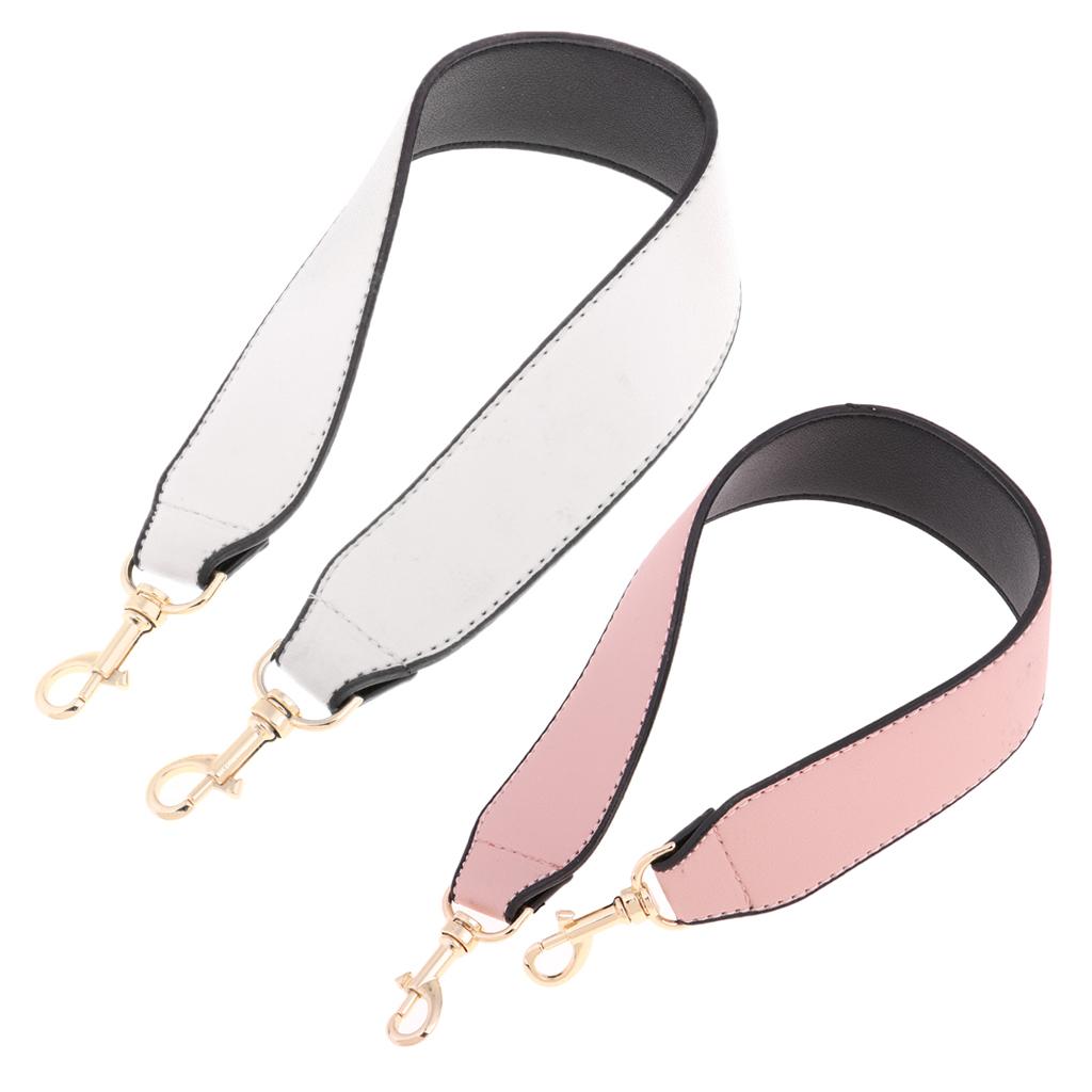 2x Wide Shoulder Bag Strap Replacement Removable Handbag Purse Tote Strap