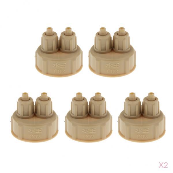 10x Aquarium Tank Carbon Dioxide DIY Reactor with Quick Screw Bottle Cap