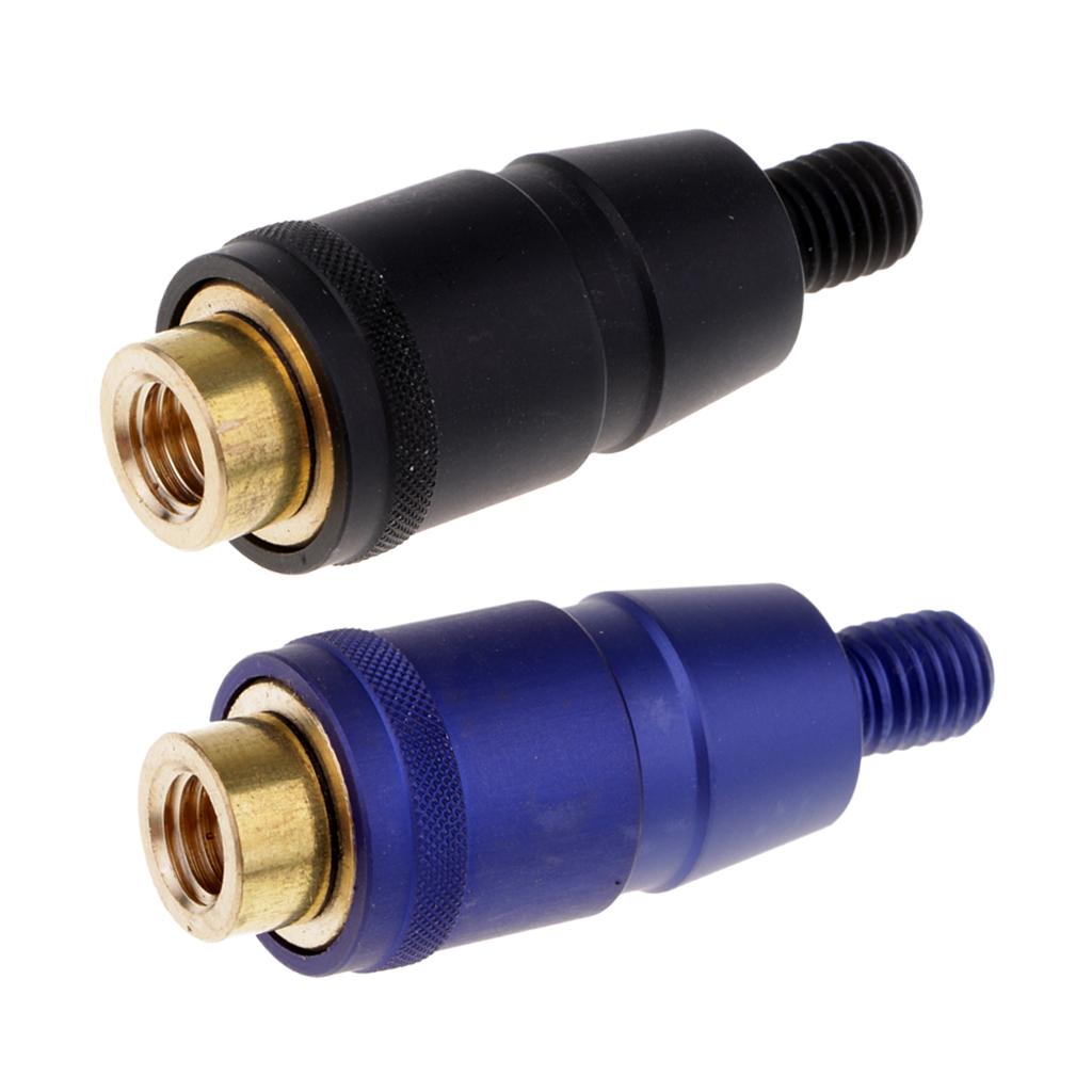 2pcs Fishing Landing Net Connector Head Screw Net Rod Quick Release Adapter