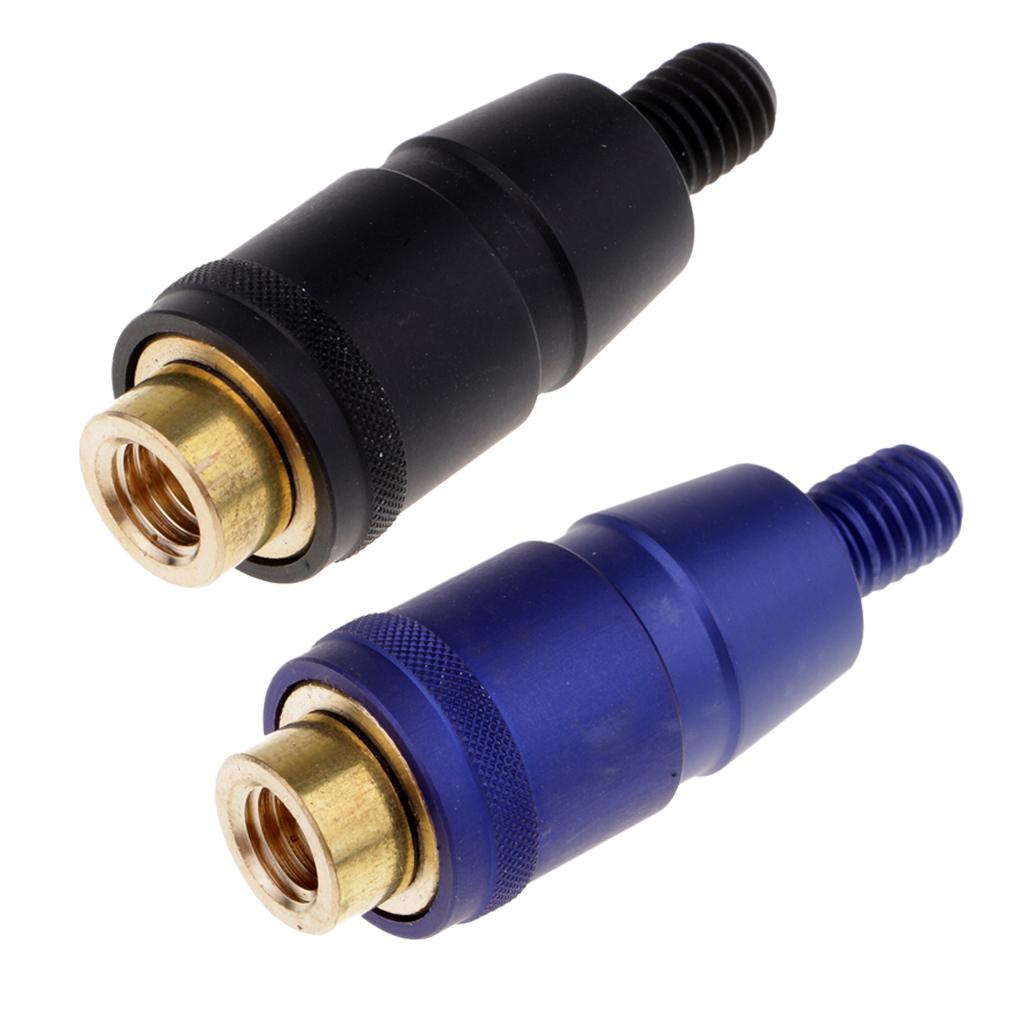 2pcs Fishing Landing Net Connector Head Screw Net Rod Quick Release Adapter
