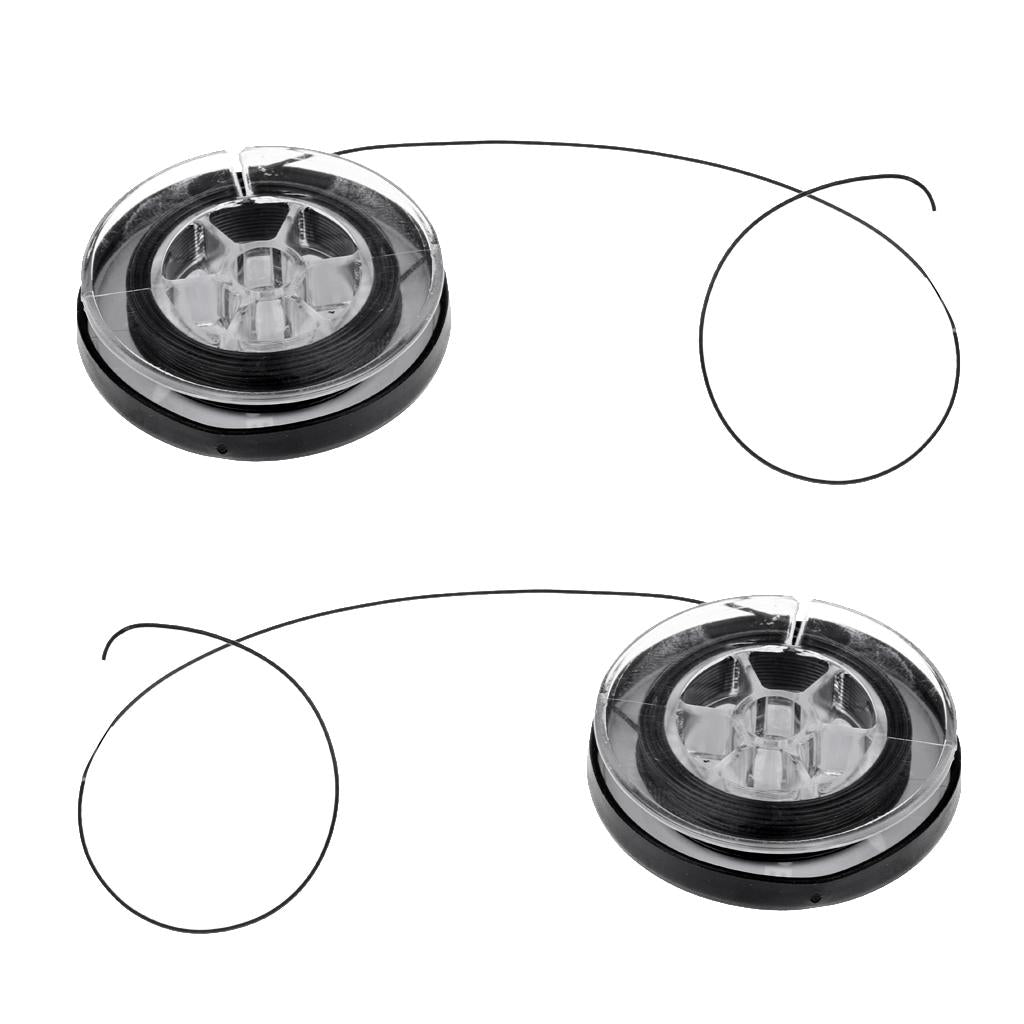 2 Rolls Carp Fishing Line Coated Hook Link Quick Sinking Braided Line