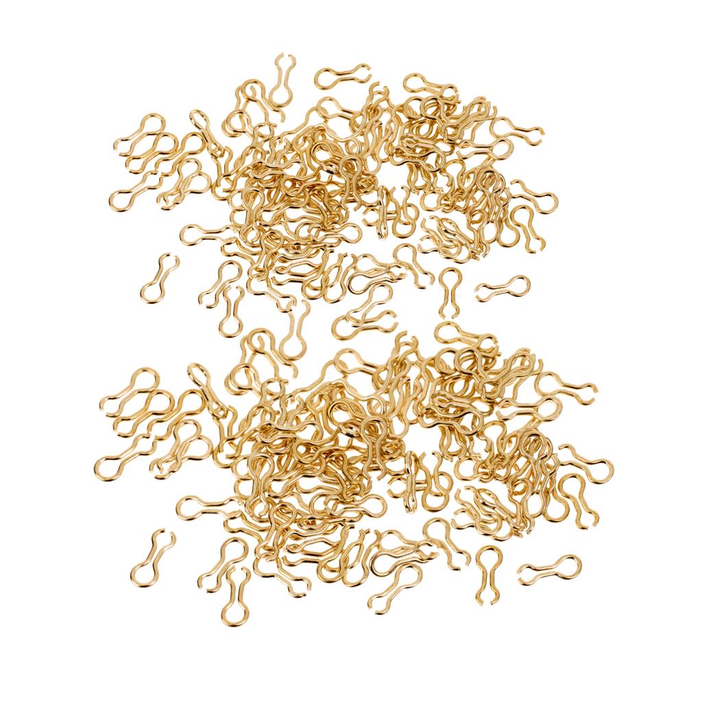 200pcs Alloy Brass Sinkers Eyes Eyelets for Lead Weight Mold Fishing Tackle
