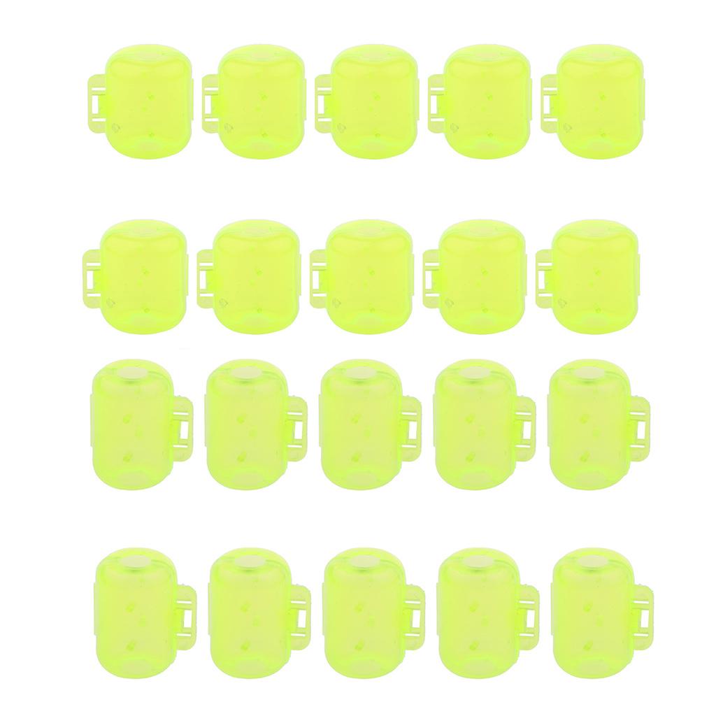 20pcs Plastic Fishing Hook Cover Lure Hook Protector Fish Jig Hook Caps Case