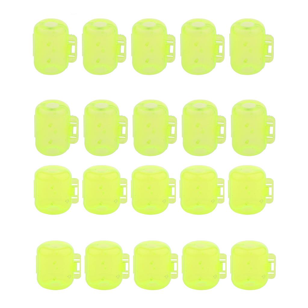 20pcs Plastic Fishing Hook Cover Lure Hook Protector Fish Jig Hook Caps Case