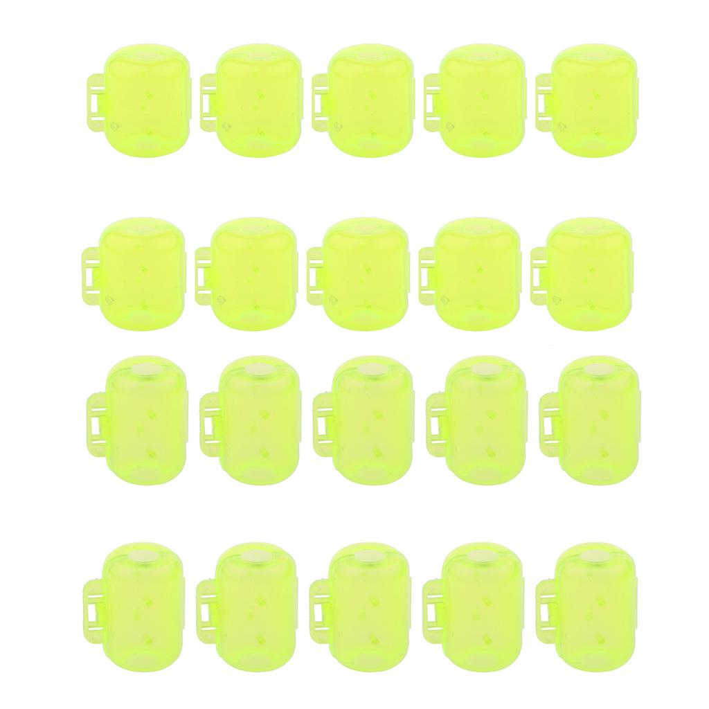 20pcs Plastic Fishing Hook Cover Lure Hook Protector Fish Jig Hook Caps Case
