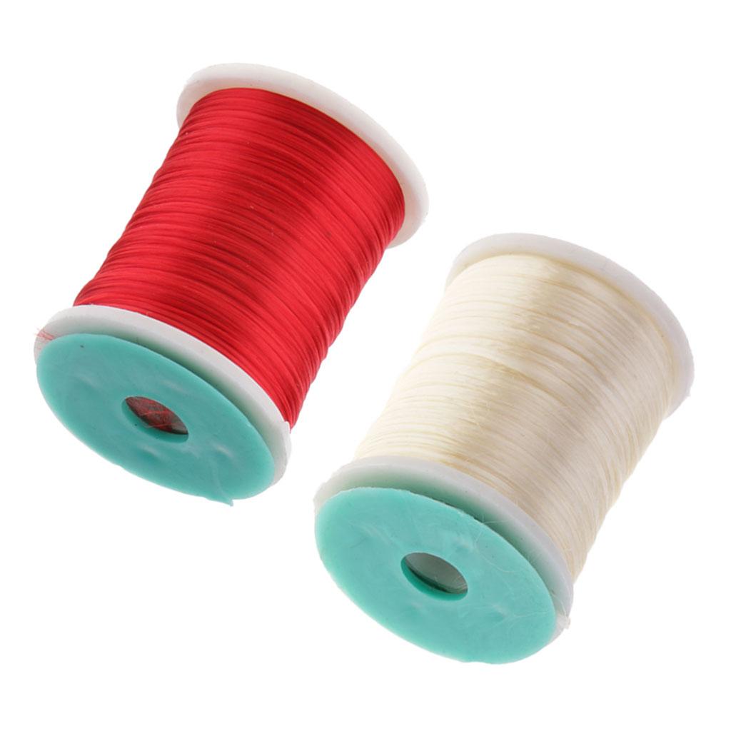 2 Spools High Strength 210 Denier Fly Tying Thread Fly Tying Materials 250m