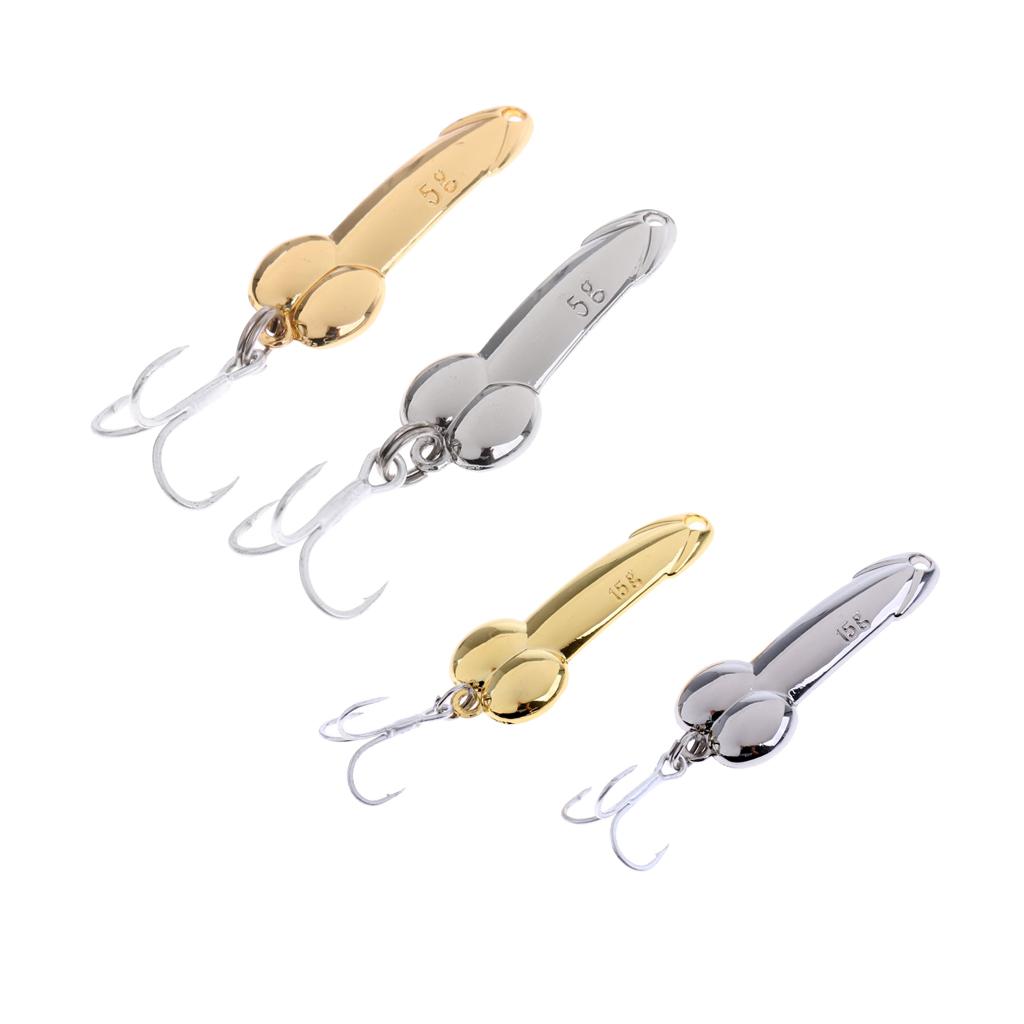 4pcs Spoon Fishing Lures Spinner Baits Metal Hard Sequins Lure Treble Hook