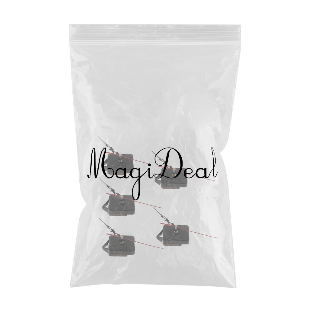 5 Sets Movement with red Pointer for Quartz Wall Clock Repair Replacement