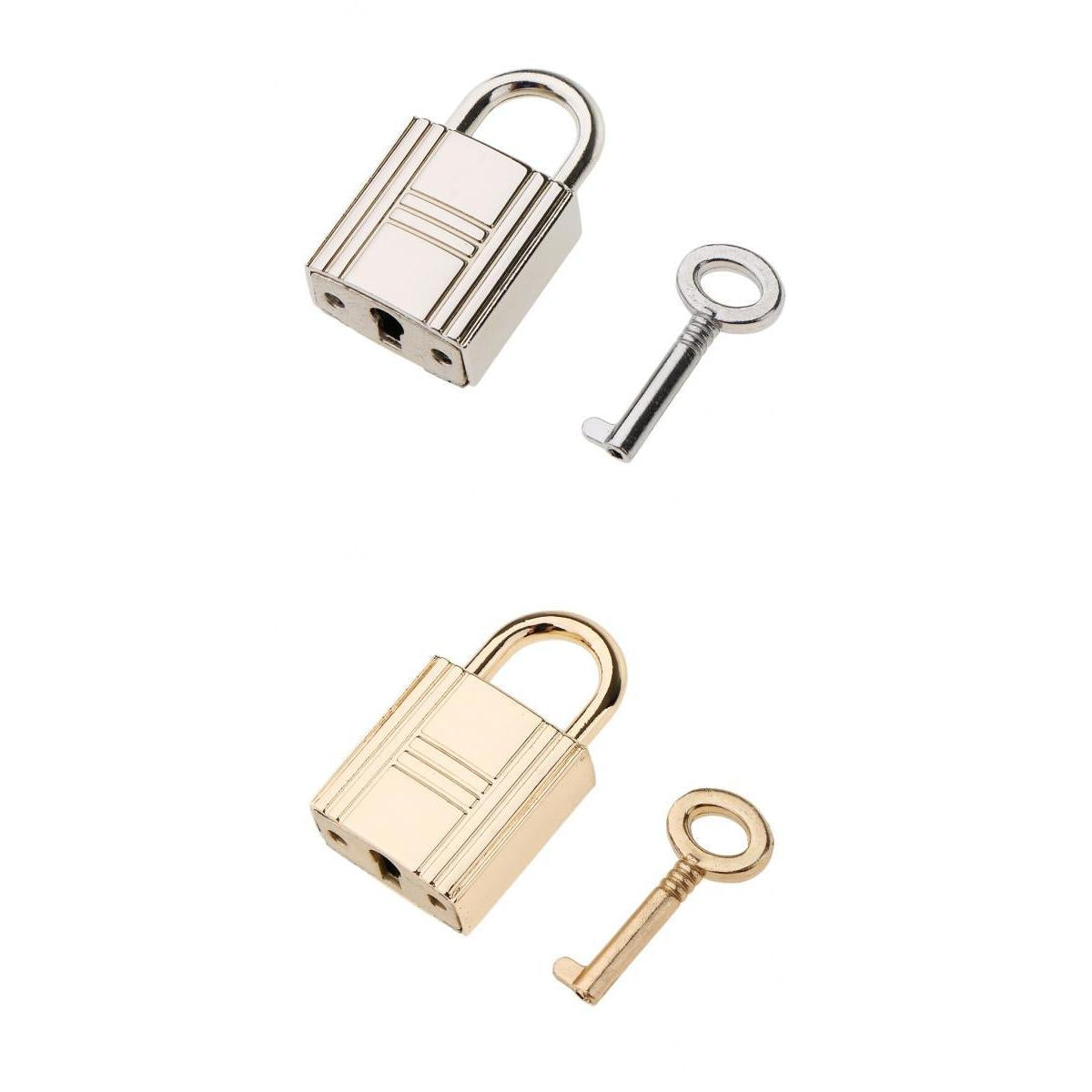 2 Cute Security Travel Lock Lockout Suitcase Drawer Alloy Padlock with 1 Key