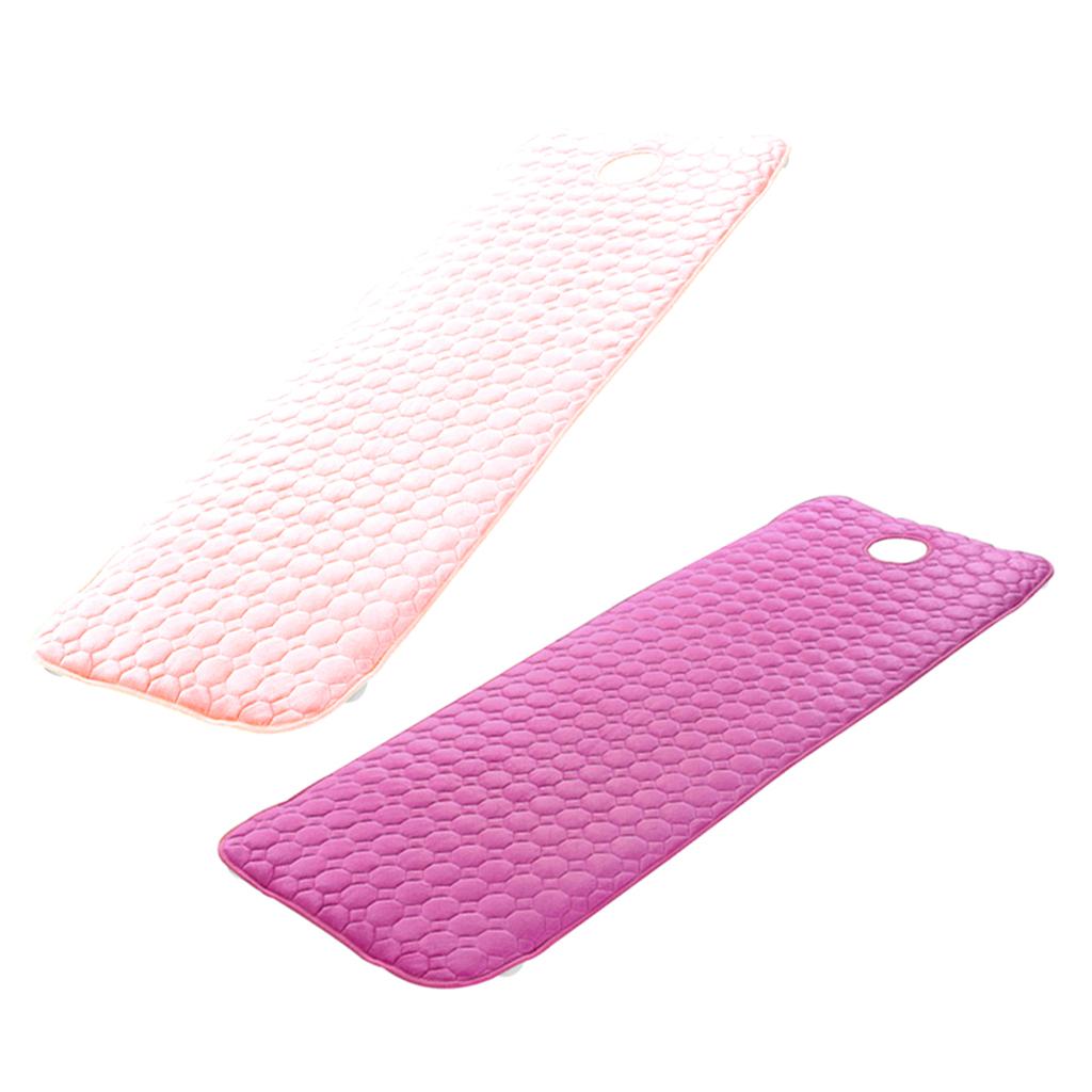 2pcs 75x190cm Non-slip Cosmetic Table Mattress Massage Bed Sheet Purple Pink