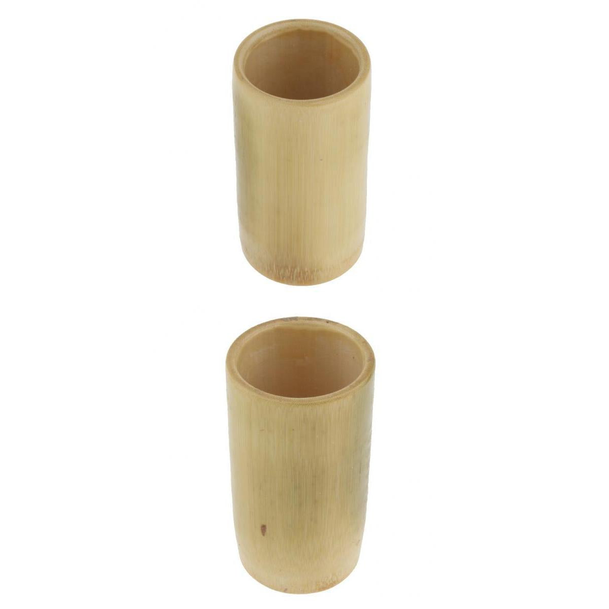 2x Natural Bamboo Handmade Anti Cellulite Massage Vacuum Cupping Suction Cup