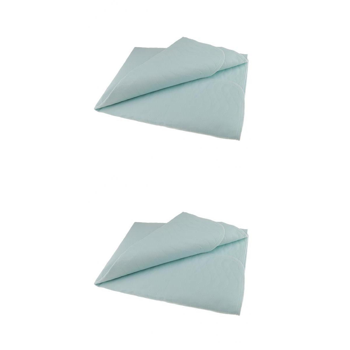 2pcs Washable Reusable Underpad Incontinence Pad Sheet Protect Green XS XL