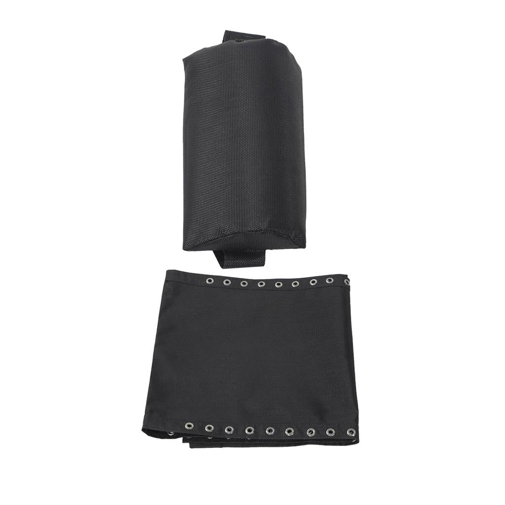 Black Headrest Cushion Pillow &Fabric Cloth for Lounge Chair/Recliner